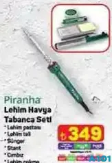 PİRANHA LEHİM HAVYA TABANCA SETİ PİRANHA LEHİM HAVYA TABANCA SETİ